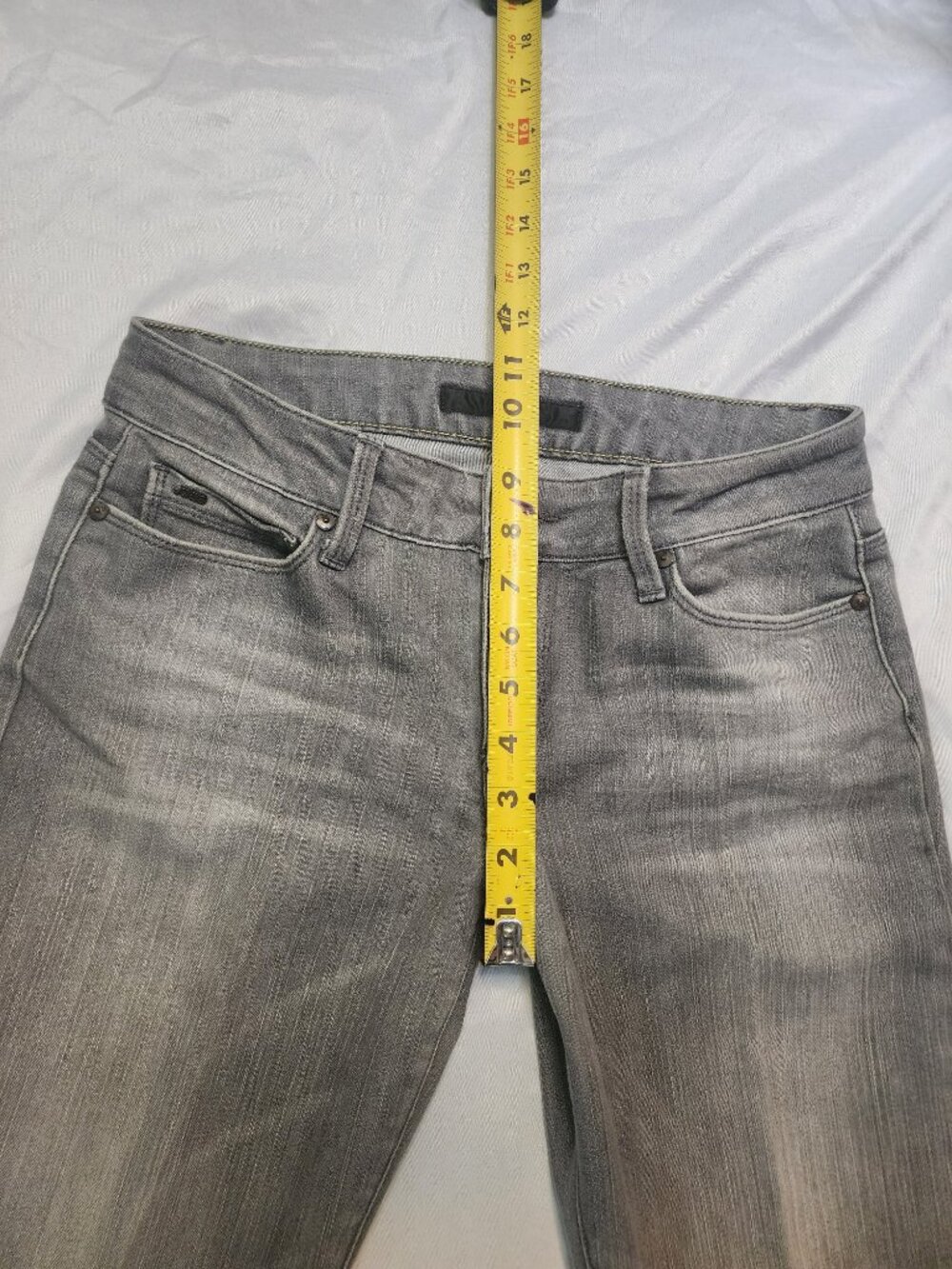 Joe's Jeans Chelsea Skinny Jeans Nikki Gray Wash Stretch Denim Women's Size 27 - Picture 11 of 12
